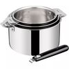 Set de 3 casseroles Esperta triply avec poignée Amovible - Visuel 0